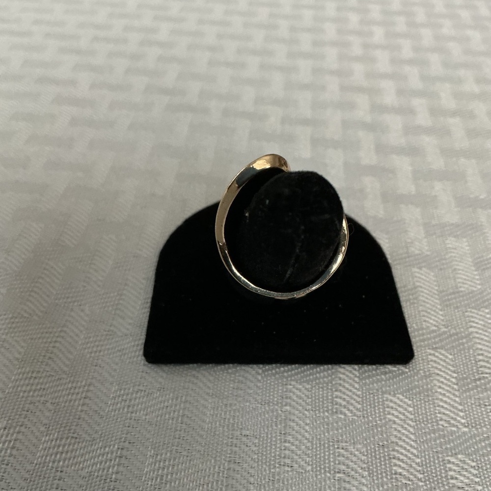 Wide Cuff Gold Tone Ring - Picture 3 of 4
